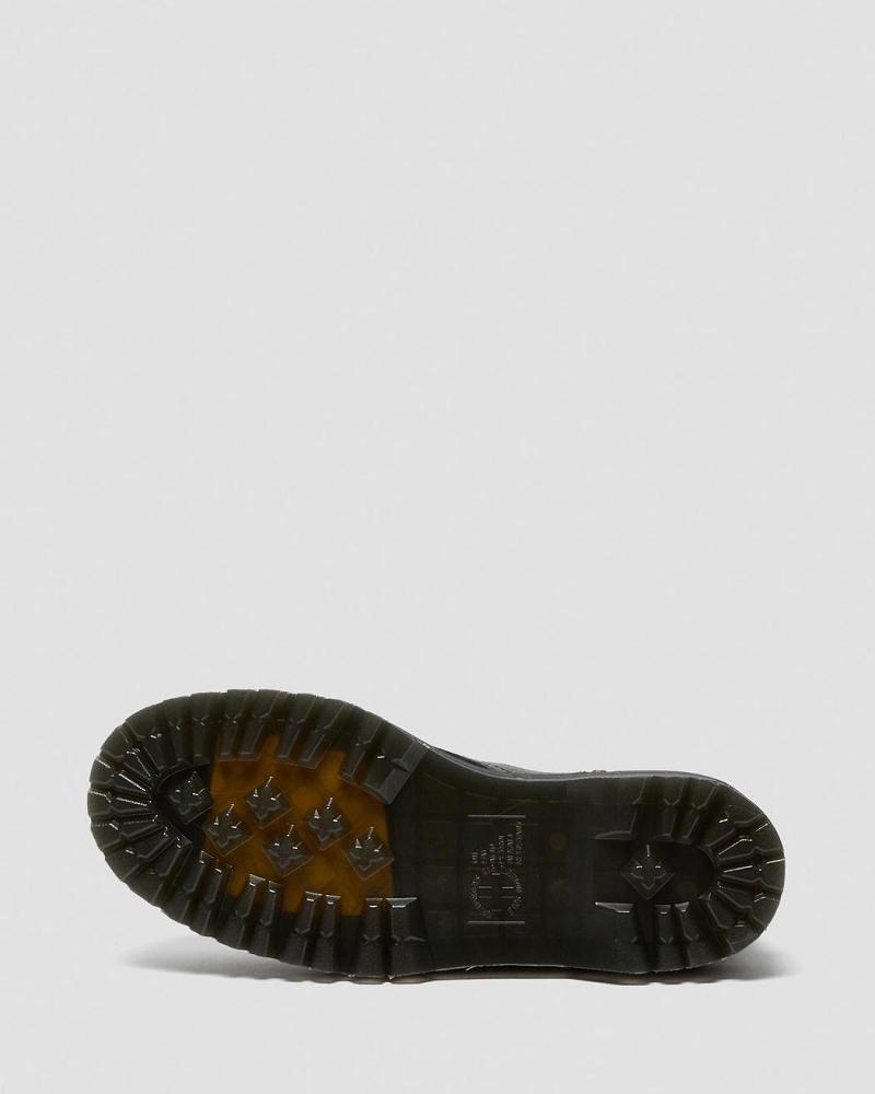 Dr Martens Jadon Pisa Læder Platform Støvler Herre Sort | DK 557WNB